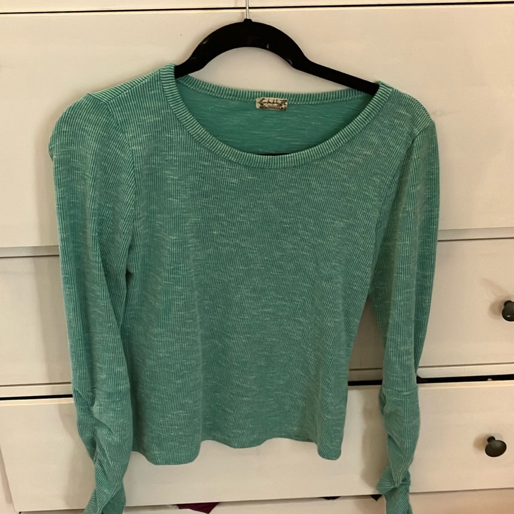 FP intimately Thermal cinched ruched sleeve preloved